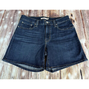 Levi's Dark Blue Jean Shorts